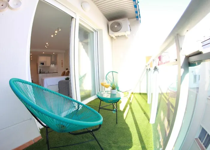 - New Central Studio Plata With Balcony * Torremolinos